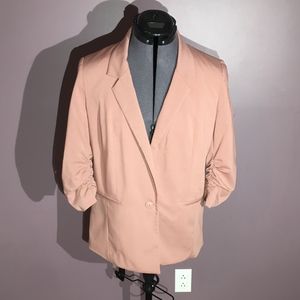 Lauren Conrad Mauve Boyfriend Blazer